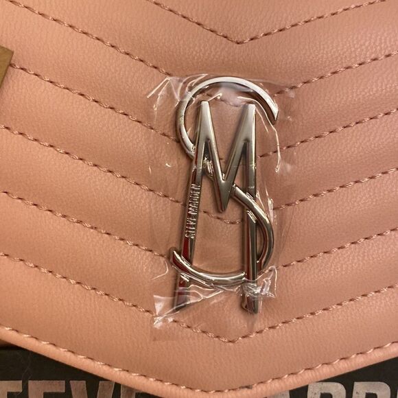 NWT Steve Madden Shoulder Bag w/Matching Wallet - Blush Pink - 2pc Gift Set - Picture 2 of 9